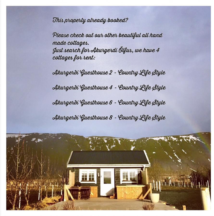 Akurgerthi Guesthouse 2 - Country Life Style Olfus Екстер'єр фото